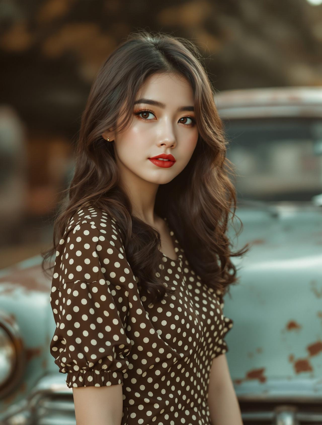 复古胶片少女